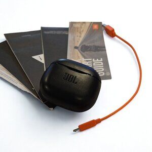 JBL TUNE 120 TWS Wireless Earbuds – Black – With Charging Case